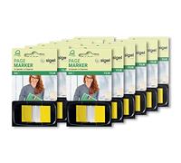 SIGEL HN490 Segnapagina adesivi, Z-Marker, nel dispenser, giallo, 43x25 mm, 50 fg., 12 pezzi