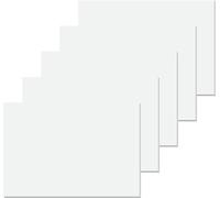 SIGEL HO290 Sottomano da scrivania di carta/blocco da disegno, semplice, bianco, A3 (42 x 29,7 cm), 30 fg., 5 pezzi