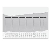 Sigel HO305 Sottomano Calendario triennale Bianco (L x A) 595 mm x 410 mm