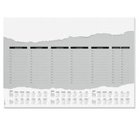 SIGEL HO305 Sottomano di carta, motivo "Weekly Planner", circa A2, 52 fogli