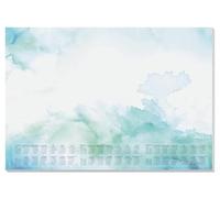 SIGEL HO314 - Sottomano in carta, calendari per 3 anni e settimana, design water