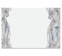 SIGEL HO570 Sottomano da scrivania di carta, con motivi da colorare, A2 (59,5 x 41 cm), 30 fg