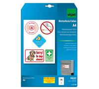 Sigel pellicola autoadesiva if140 bianco opaco din a4