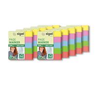 SIGEL Indici riposizionabili 5 x 6 cm - 10 pezzi