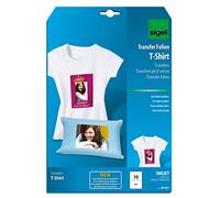 SIGEL IP651 Film InkJet per trasferimento su T-Shirt e tessuti chiari, A4, 10 fg