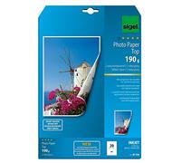 SIGEL IP720 Carta fotografica Top, InkJet lucida su 2 lati, A4, 190 g, 20 fg