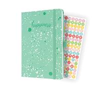 SIGEL J3303 Jolie Agenda settimanale 2023, Green Happiness, 13,5 x 20,3 cm, hardcover, 174 pagine, verde