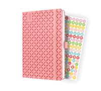 SIGEL J4111 Jolie Agenda settimanale 2024, copertina rigida, 13,5 x 20,3 cm, 174 pagine, rosato