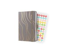 SIGEL J4350 Jolie Agenda settimanale 2024, Mocca Meringue, 9,5 x 15 cm, copertina rigida, 174 pagine, marrone