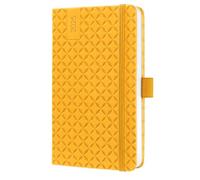 SIGEL J5116 Jolie Agenda settimanale 2025, copertina rigida, 9,5 x 15 cm, 174 pagine, giallo