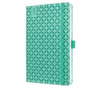 SIGEL J5127 Jolie Agenda settimanale 2025, copertina rigida, 13,5 x 20,3 cm, 174 pagine, verde menta