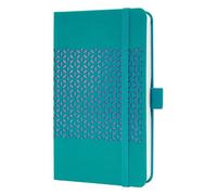 SIGEL J5214 Jolie Agenda settimanale 2025, copertina rigida, 9,5 x 15 cm, 174 pagine, turchese