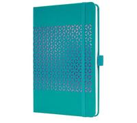 SIGEL J5215 Jolie Agenda settimanale 2025, copertina rigida, 13,5 x 20,3 cm, 174 pagine, turchese
