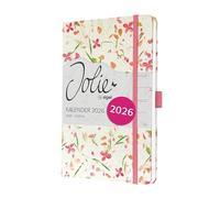 SIGEL Agenda settimanale Jolie J6307 2026 - 1 anno A5 Bloom Pink copertina rigida FSC