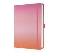 SIGEL JB103 Jolie Notebook, Gradient Sunset, Dotted (dot Grid), 120 GSM, 17 x 22