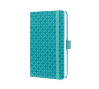 SIGEL JN102 Notebook Jolie, approx. A6, lined, hardcover, design aqua Green turq
