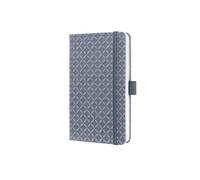 SIGEL JN126 Taccuino Jolie, formato ca. A6, a righe, grigio scuro
