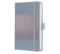 SIGEL JN208 Taccuino Jolie, formato ca. A6, a righe, grigio