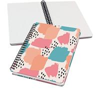 SIGEL JN610 Jolie Taccuino spiralato, Brush Marks, lineatura dot (quadretti tratteggiati), 100 g/m², 16,2 x 21,5 cm, hardcover, 120 pagine, pastello, arancione, rosa, verde