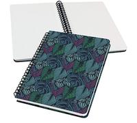 SIGEL JN612 Jolie Taccuino spiralato, Jungle Dreams, quadretti tratteggiati (lineatura dot), 100 g/m², 16,2 x 21,5 cm, copertina rigida, 120 pagine, viola, turchese, verde
