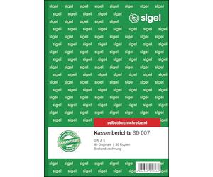 Sigel KA518 - Registri contabili A5, 50 fogli Doppio, 1 pz 1 pezzo