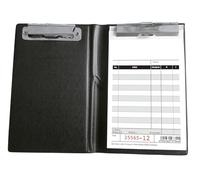 sigel Kassenblock-Mappe, 120 x 180 mm, Farbe: schwarz