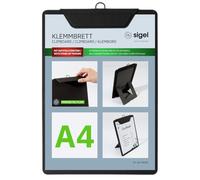 SIGEL KB100 Sottomano per menù - 1 pezzo - A4 - nero
