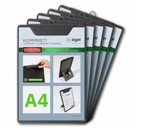 SIGEL KB110 Sottomano per menù - 1 pezzo - A4 - antracite - 5 pezzi