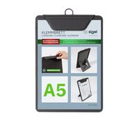 Sigel KB111 Portadisplay per menu DIN A5 Antracite (L x A) 16.5 cm x 23.5 cm