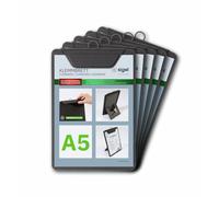 SIGEL KB111 Sottomano per menù - 1 pezzo - A5 - antracite - 5 pezzi