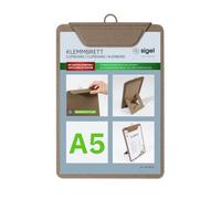 SIGEL KB121 Sottomano per menù - 1 pezzo - A5 - beige