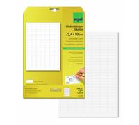 SIGEL LA202 Etichette removibili, bianco, angoli arrotondati, 25.4x10 mm (A4), 4725 et.=25 fg