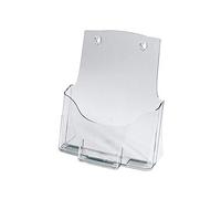 SIGEL LH111 Porta-depliant da tavolo, in acrilico,con 1 tasca per A4 e 1 tasca per biglietti da visita, 1 pz