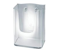 SIGEL LH117 Wall-Mounted Literature Holder, for A6 and DL, uv resistant acrylic,