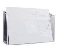 Sigel LH118 acrylic Porta depliant da parete Trasparente DIN A4 orizzontale Nu