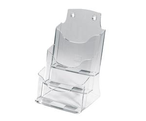 SIGEL LH132 Table-Top Literature Holder, for A5, with 3 compartments, uv resista