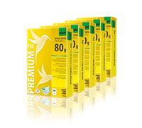 Sigel LP500 - Carta da ufficio Premium, formato A4, 80 g, stampa su entrambi i lati, 5 confezioni da 500 fogli, colore: bianco