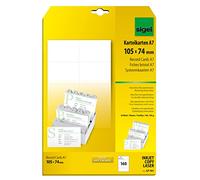 SIGEL LP701 Lotto di 160 carte Bristol PC, 7,4 x 10,5 cm