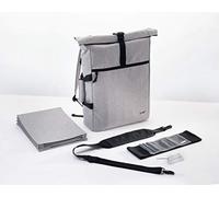 SIGEL MI350 Set Zaino da ufficio, cartella, tracolla, cartellino portanome e nastro elastico