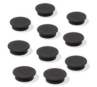 SIGEL MU196 Magneti per lavagna bianca / lavagne magnetiche / frigorifero, 2.5 cm, 10 pz., nero