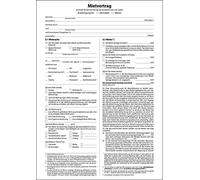 Sigel MV469 - Modello di contratto d’affitto con regolamento condominiale, 6 pagine formato DIN A4, 25 pz, aggiornato al 2015 [lingua tedesca]