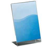 SIGEL PA100 Sign Holder, slanted, for A7, single-sided presentation, acrylic, tr