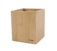 SIGEL SA204 Portapenne, in bambù, 9,2 x 10,6 x 9,2 cm, beige