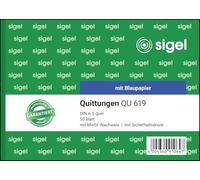 Sigel QU619 Blocco di Ricevute Formato A6 Orizzontale