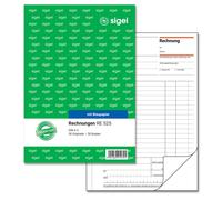 Sigel RE525 Invoices with Blue Paper A5 2 x 50 BL Pack of 1
