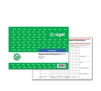 SIGEL RP517 Rapport/Weekly Report A5 Landscape 100 Sheets With blue paper, 100 s