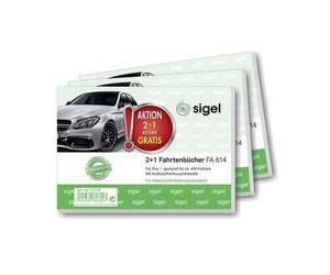 Sigel T1179 DIN A6 diagonale Giornale di viaggio Numero di fogli: 40 3 pz.