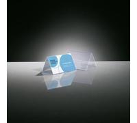 Sigel TA136 Espositore da tavolo a forma di tetto Trasparente 10 Pz/confezion