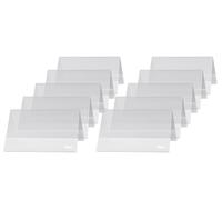 SIGEL TA136 Sign Holder, tent form, for 10 x 6 cm, double-sided presentation, ri