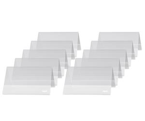 SIGEL TA136 Sign Holder, tent form, for 10 x 6 cm, double-sided presentation, ri